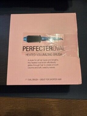 Calista PerfecterPro 1 Heated Round Blue Hair Styling Brush